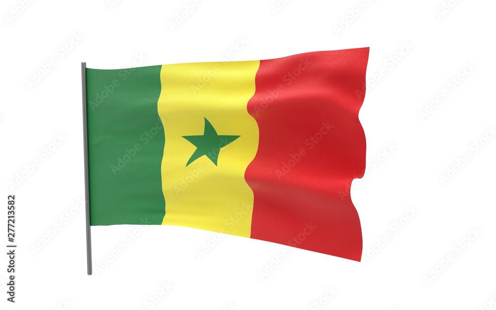 Fototapeta premium Flag of Senegal