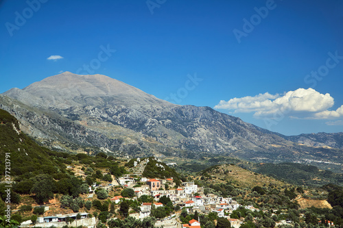 Greek town in the Amari valley on the island of Crete. © GKor