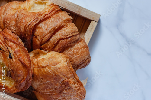 Top view of delicious bread...
