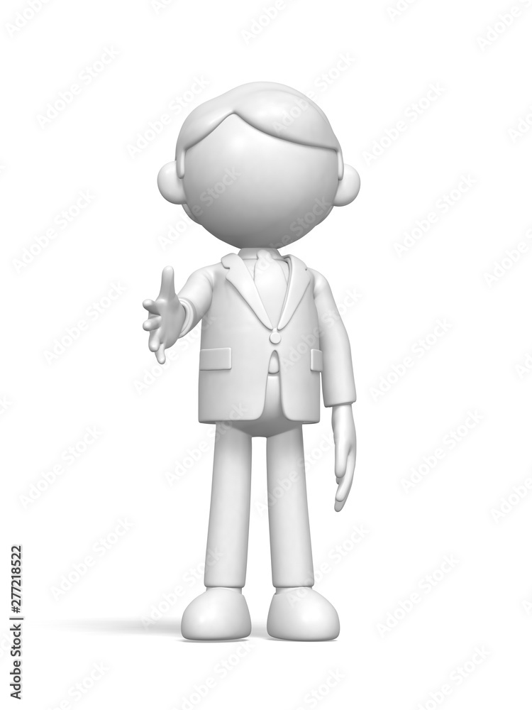 手を差し出すビジネスマン