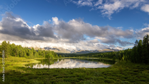Ulagan lake Cicely, Altai, Russia, June