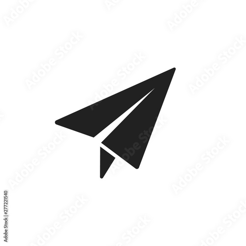 Paper plane icon design. Vector.