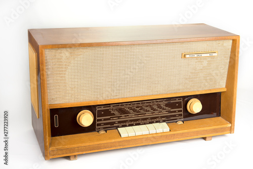 Retro radio from the sixties manufactured in europe