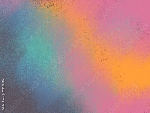 Pastel Ombre Style Iridescent Texture Watercolor Paint Creating A