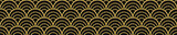 Art Deco Pattern. Seamless black and gold background. Luxury lace ornament. Retro geometric design. 1920-30s motifs. Luxury vintage illustration