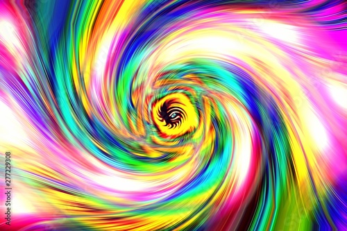  abstract fractal background  wallpaper with a curved digital colorful spiral