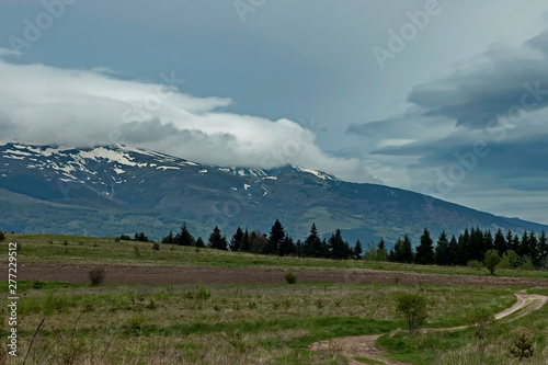 Vitosha mountain, look from Plana, Bulgaria