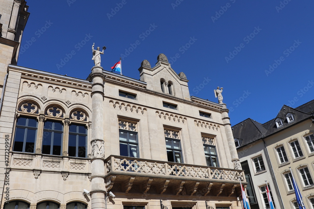 La Chambre des députés ou parlement national dans la ville de Luxembourg