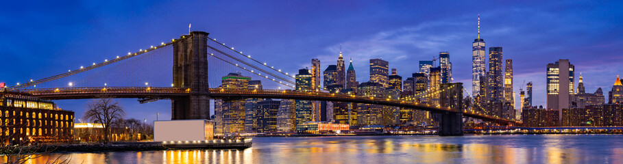 Papier peint photo Des ponts Pont de Brooklyn à New York  © vichie81