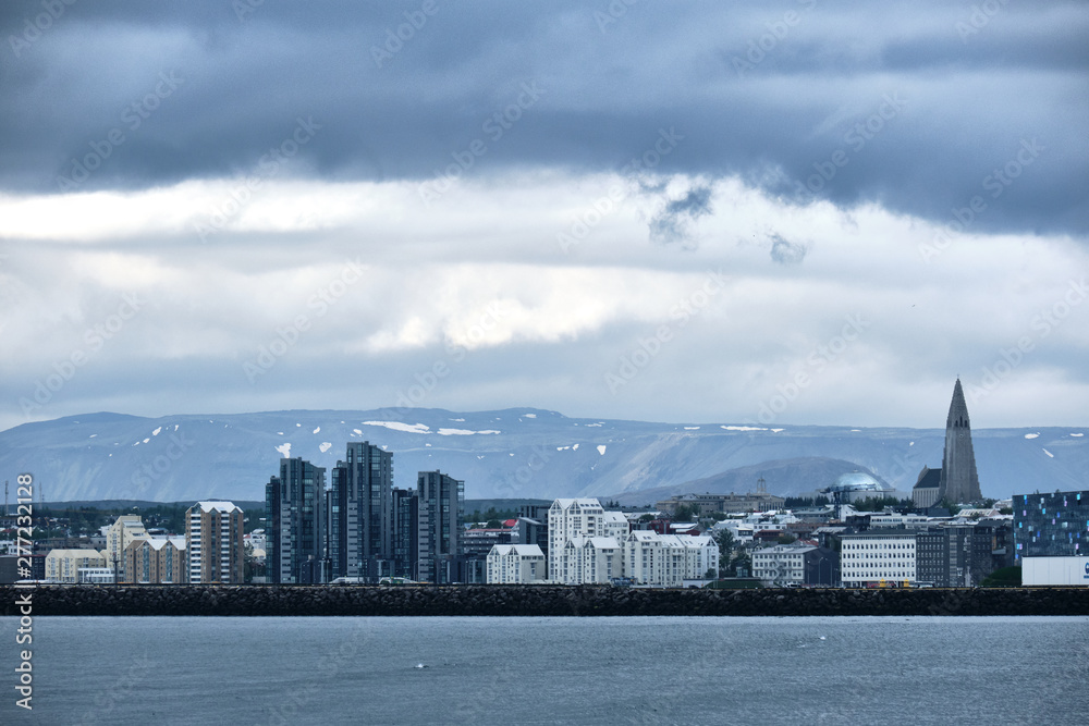 Reykjavik from sea