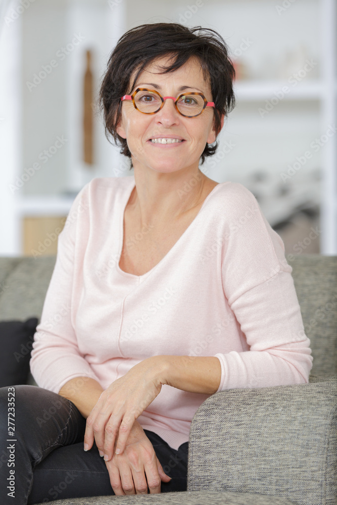 mature woman and vision correction concept mature woman and vision correction concept