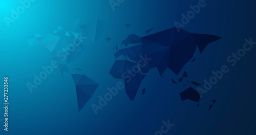 mondo, poligoni, informatica, mappa, pianeta