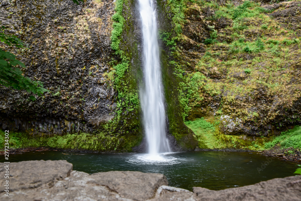 Pacific Northwest Oregon State Park Waterfall Pacific Northwest Oregon State Park Waterfall