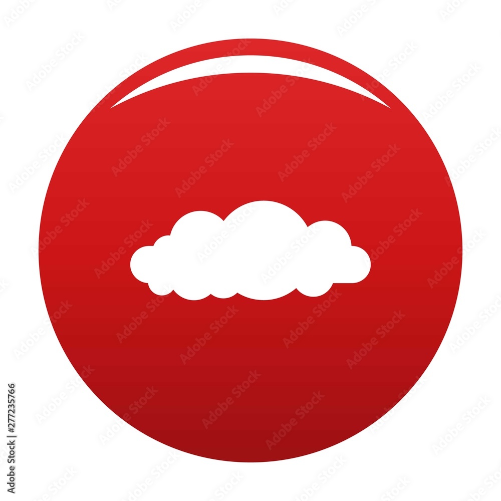 Altocumulus icon. Simple illustration of altocumulus vector icon for any design red Altocumulus icon. Simple illustration of altocumulus vector icon for any design red