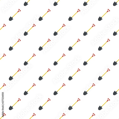 Shovel pattern seamless vector repeat for any web design