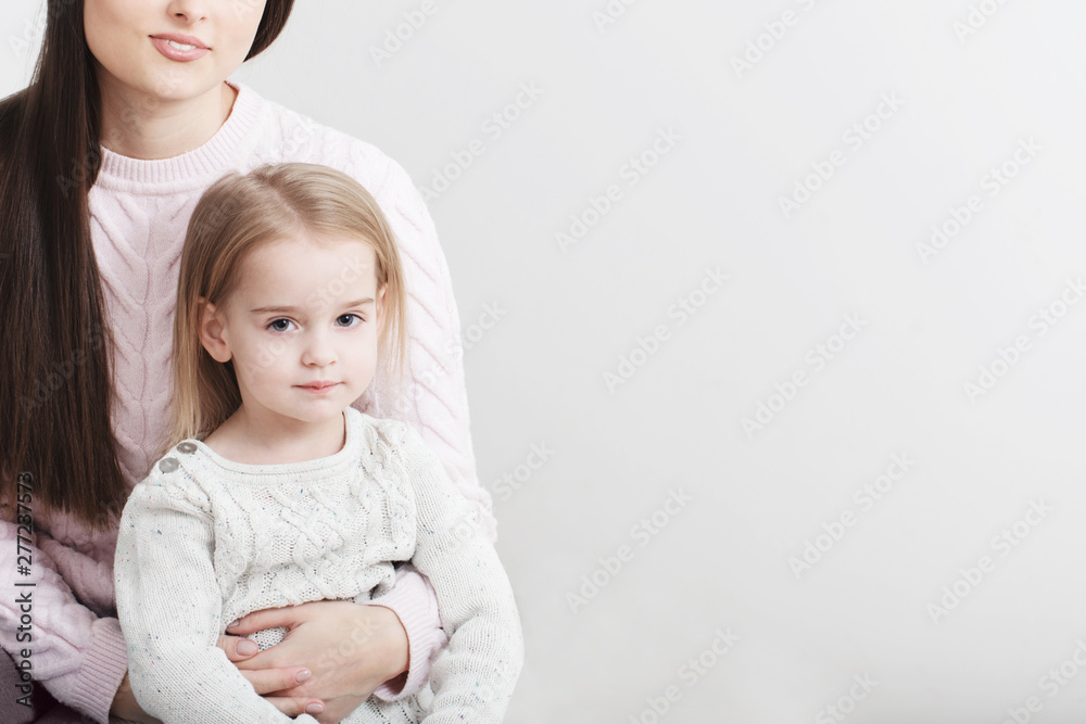 mother and daughter laugh together at home mother and daughter laugh together at home