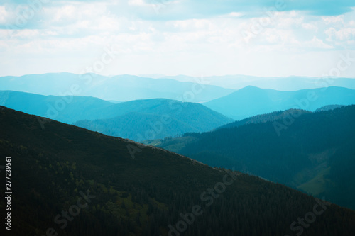 mountain hills beautiful mountain landscape © Crisp