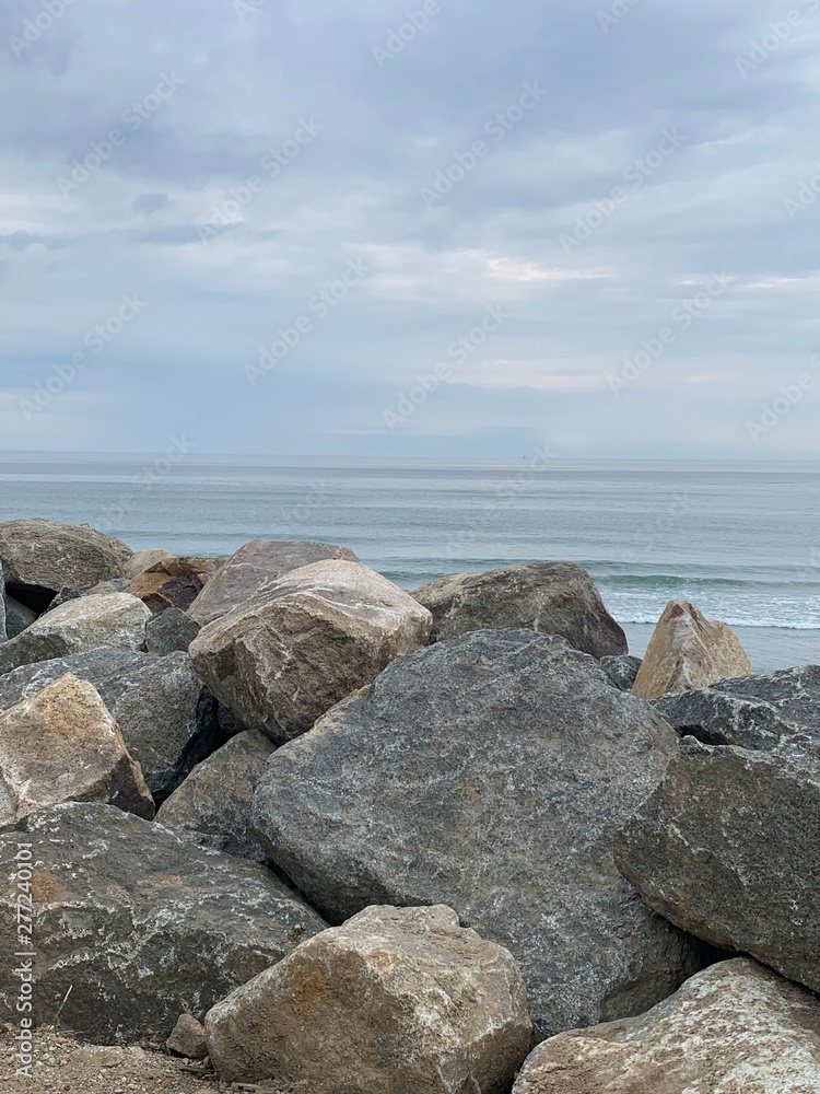 rocks in the sea