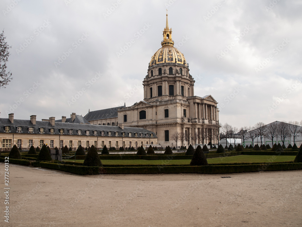 The Church of the Invalids in Paris, France