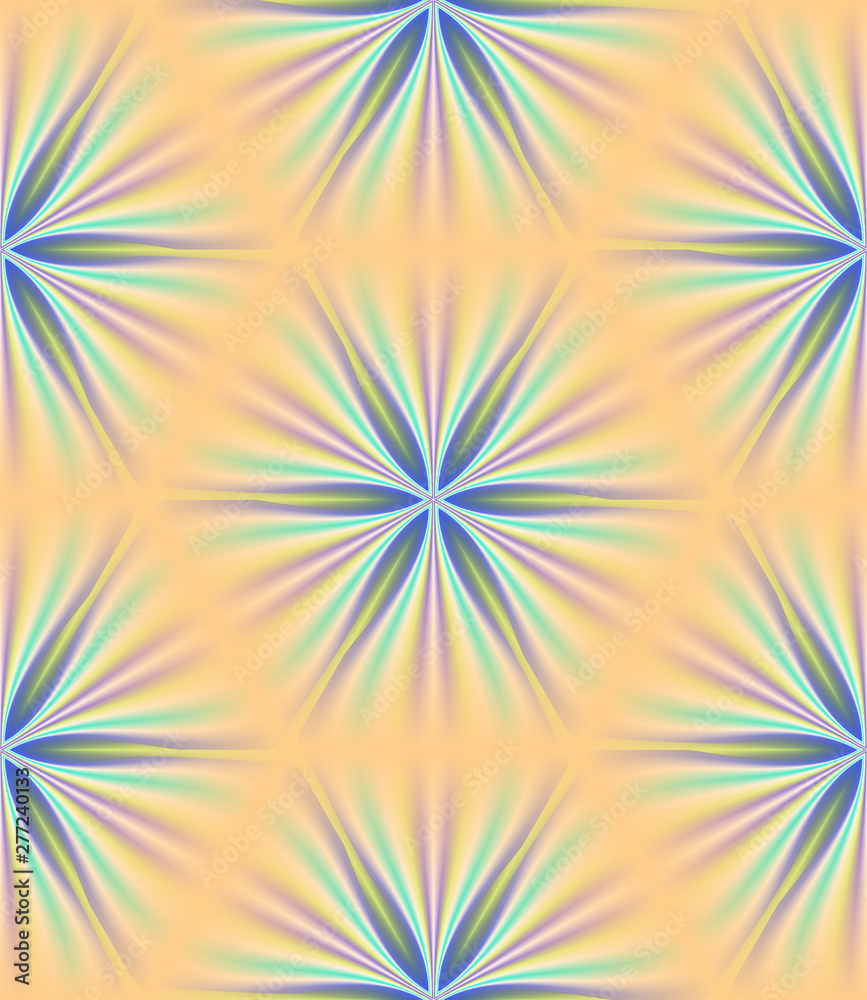  seamless abstract background with stars,  rays