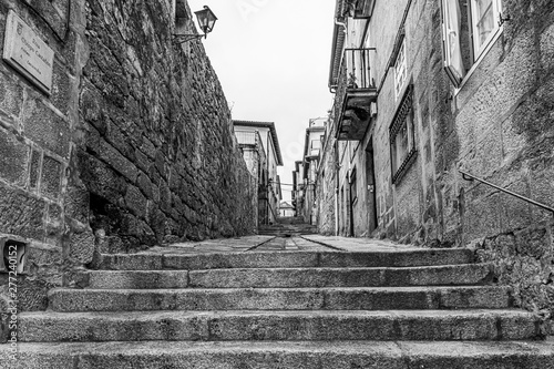 narrow street in old town