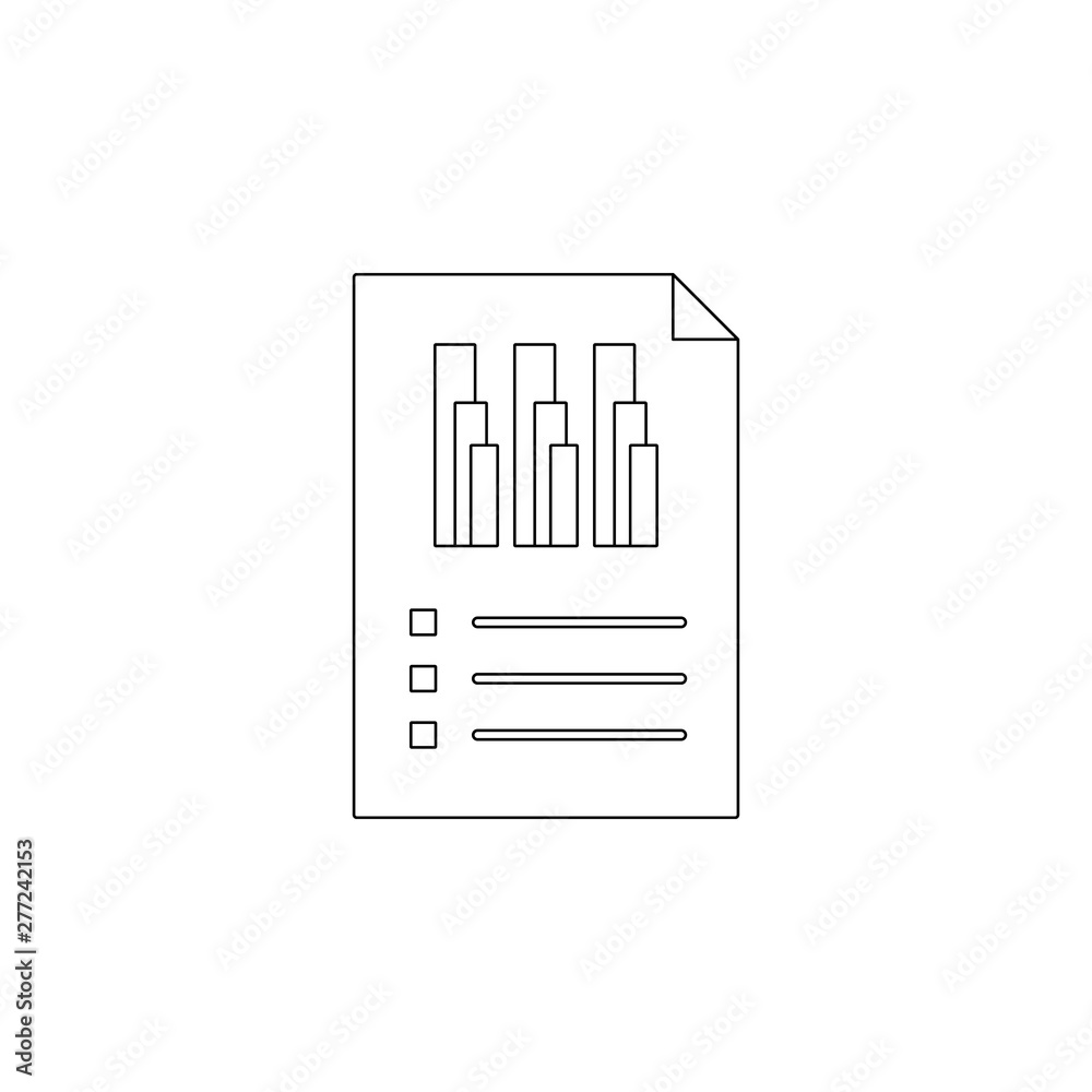 business charts icon. Element of charts for mobile concept and web apps icon. Outline, thin line icon for website design and development, app development business charts icon. Element of charts for mobile concept and web apps icon. Outline, thin line icon for website design and development, app development