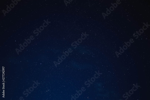 starry sky and a small cloud