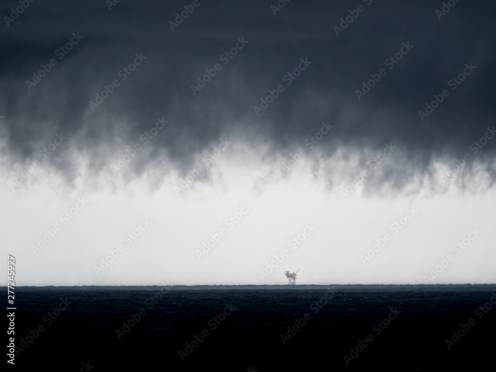 Oil Platform with Storm Clouds 4 Oil Platform with Storm Clouds 4