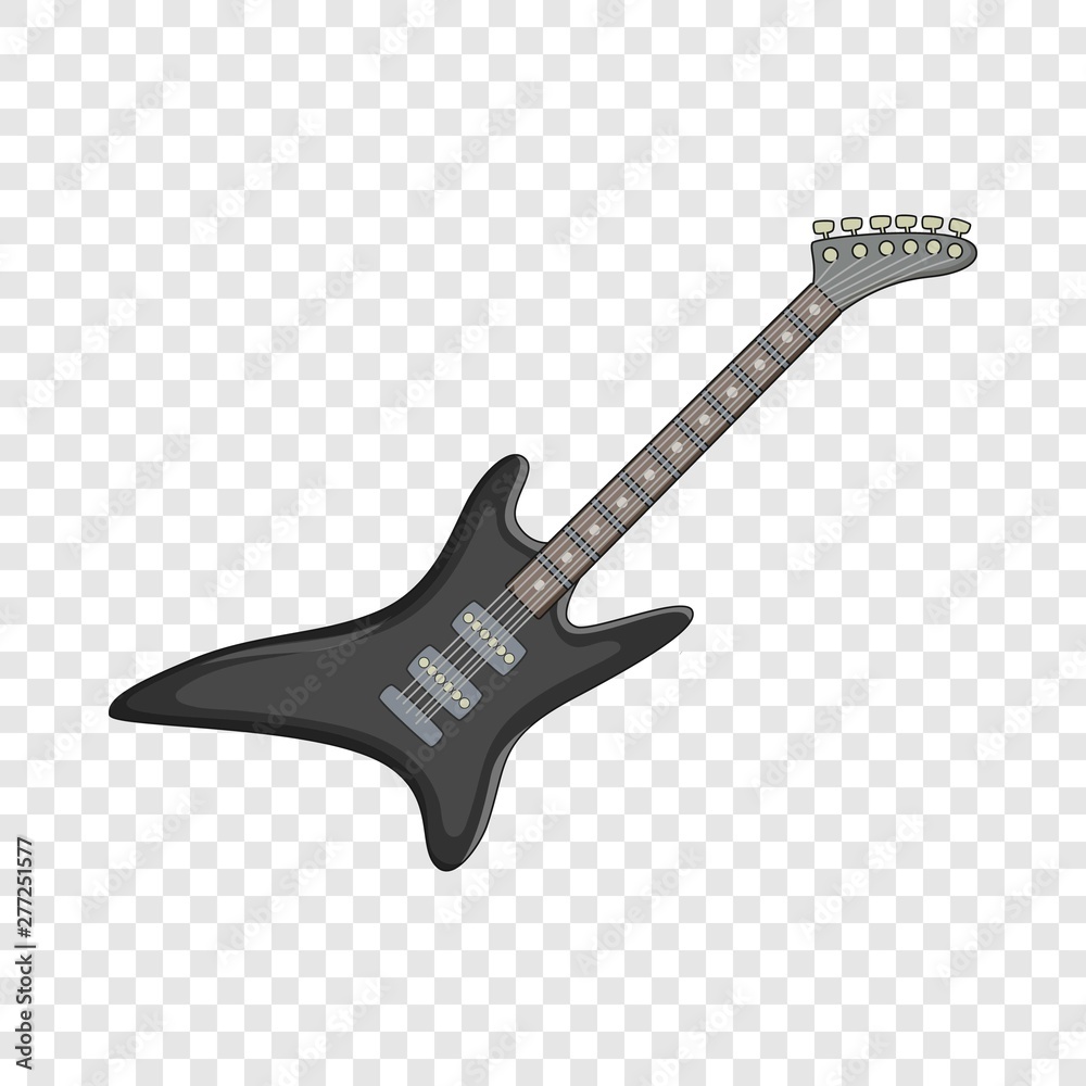 Obraz premium Electric guitar icon. Cartoon illustration of electric guitar vector icon for web