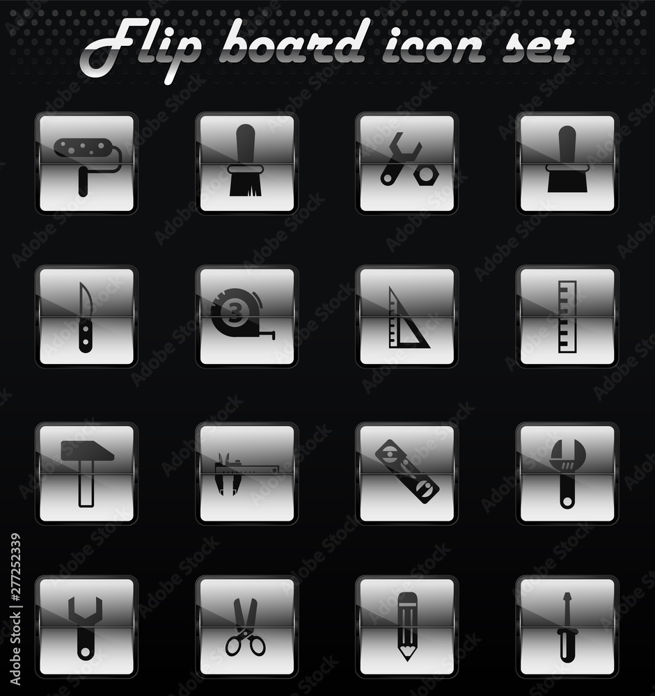 work tools icon set work tools icon set