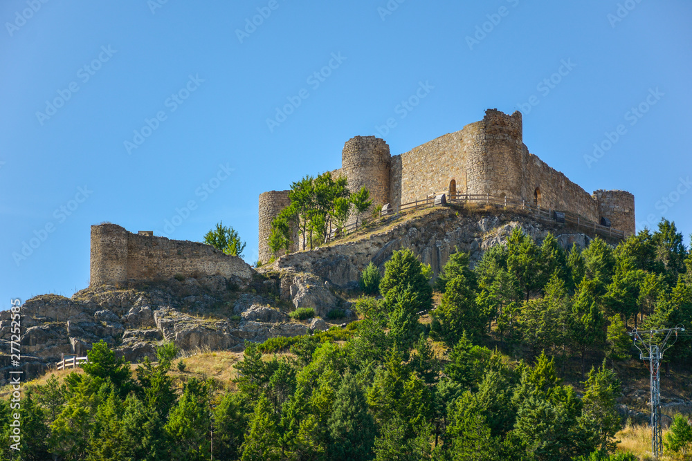 The ruins of the castle complex of Aguilar del Campoo are to be found, in the Palencia province in Spain.