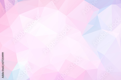 soft pink white Low poly crystal background. Polygon design pattern. blue purple Low poly vector illustration, low polygon background.
