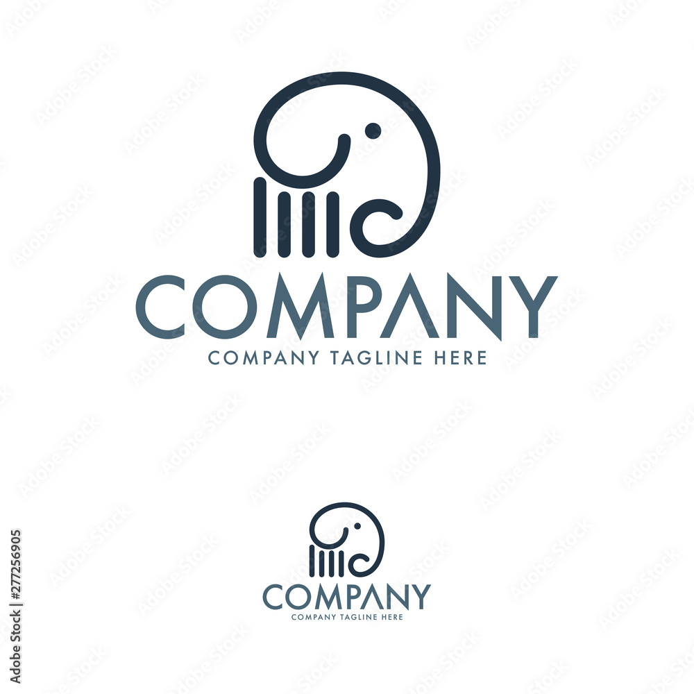 Creative Elephant Logo Design Template Creative Elephant Logo Design Template