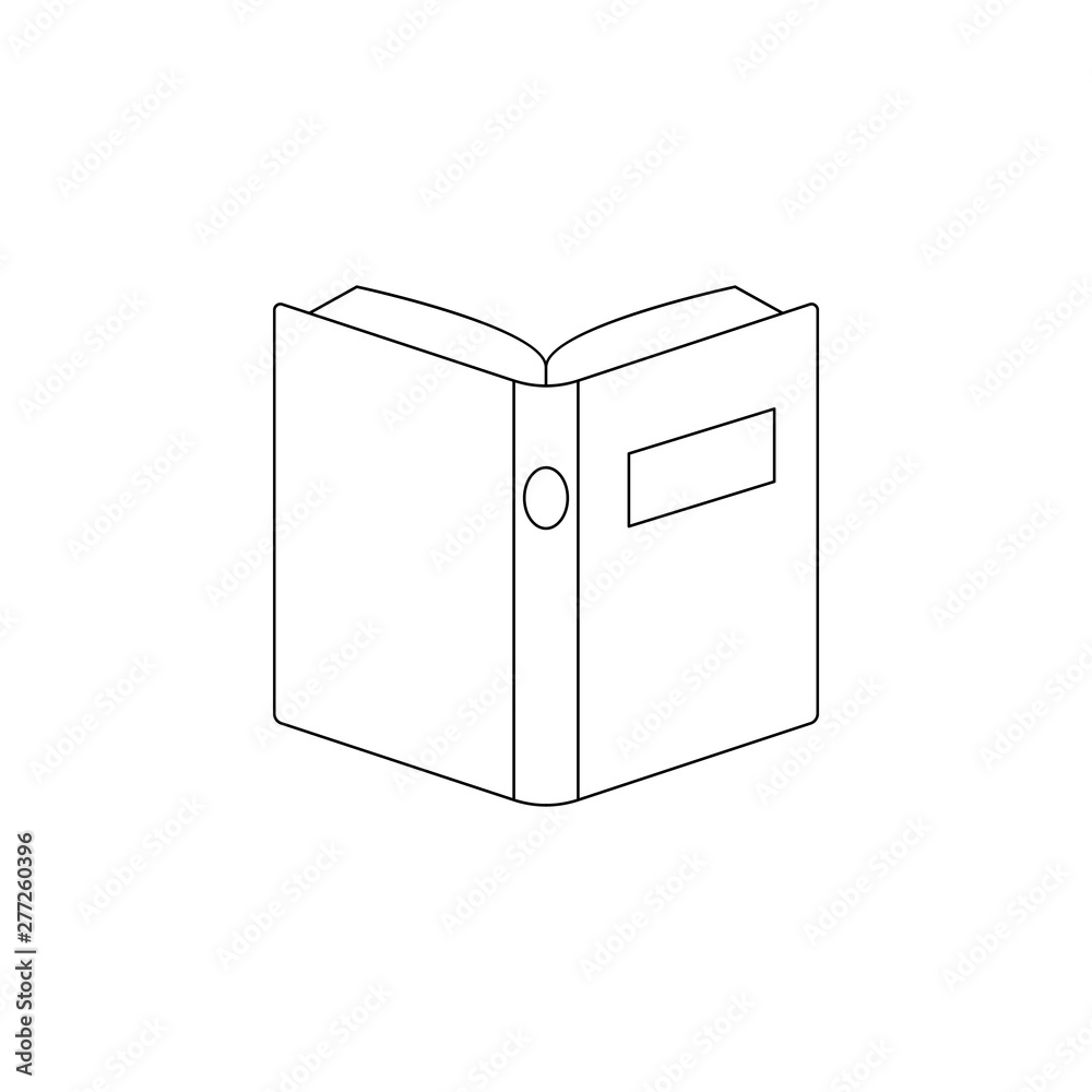 Open book icon. Element of book for mobile concept and web apps icon. Outline, thin line icon for website design and development, app development Open book icon. Element of book for mobile concept and web apps icon. Outline, thin line icon for website design and development, app development