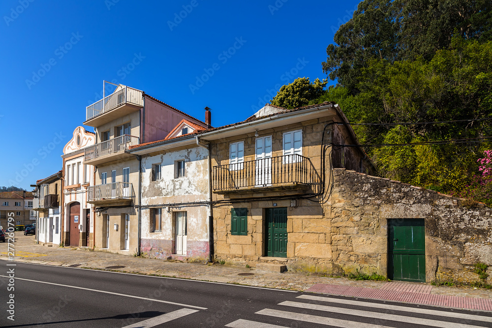 Muros, Spain. View of one of the streets Muros, Spain. View of one of the streets