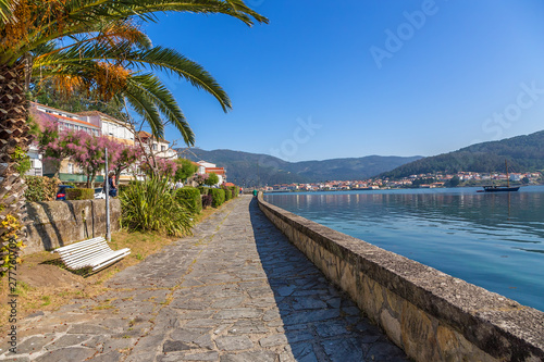 Muros, Spain. The picturesque embankment