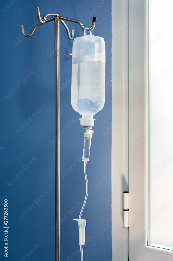 Saline drip support Saline drip support