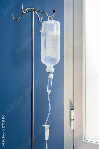 Saline drip support