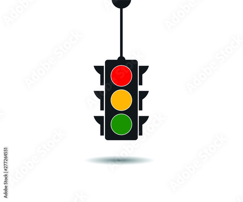 Traffic light icon, vector illustration, eps 10
