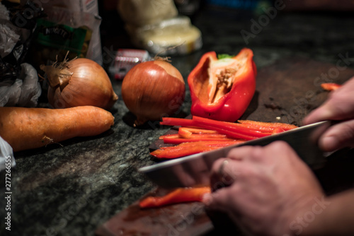 Pizza rellena de vegetales