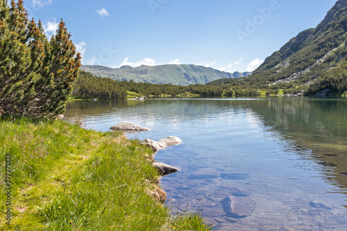 Amazing view of The Stinky Lake (Smradlivoto Lake), Rila mountain, Bulgaria photo