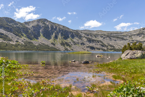 Amazing view of The Stinky Lake (Smradlivoto Lake), Rila mountain, Bulgaria photo