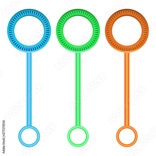 Bubble Wand Vector Icon Illustration Graphic