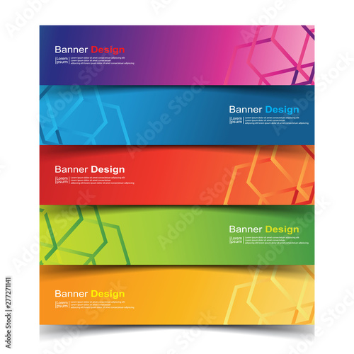 Vector Abstract design banner web template