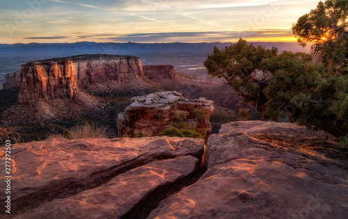 Colorado National Monument Overlook at Sunrise photo