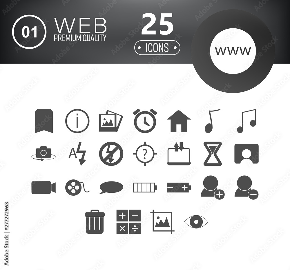 Set Of 25 Universal Editable Icons. Can Be Used For Web, Mobile And App Design. Includes Icons Such As Crotchets, Cooperation, Segmented Bar Graph Set Of 25 Universal Editable Icons. Can Be Used For Web, Mobile And App Design. Includes Icons Such As Crotchets, Cooperation, Segmented Bar Graph