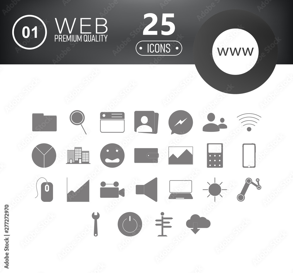 25 Universal Icons For Web and Mobile. web icons for business, finance and communication 25 Universal Icons For Web and Mobile. web icons for business, finance and communication
