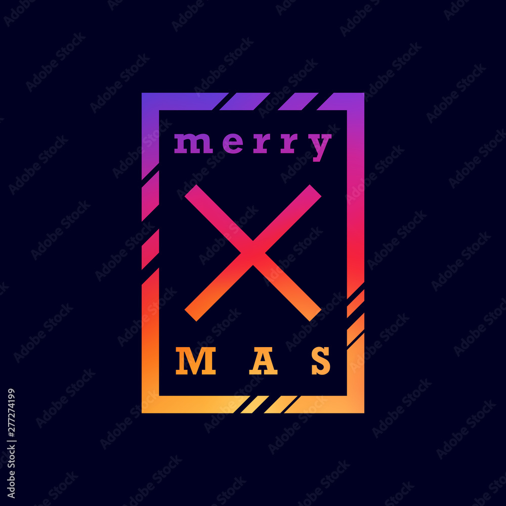 Merry Christmas Stamp, Greeting Card Design. Happy New Year 2020. Vector Illustration. Merry Christmas Stamp, Greeting Card Design. Happy New Year 2020. Vector Illustration.