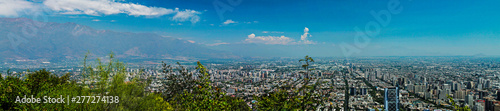 Panoramic view of Santiago, from Cerro San Cristobal © GAMAPictures