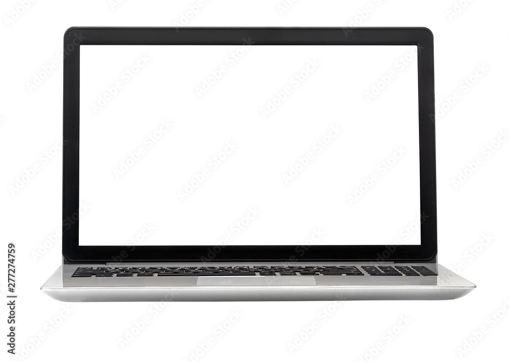 Laptop isolated on the white background with clipping path Laptop isolated on the white background with clipping path